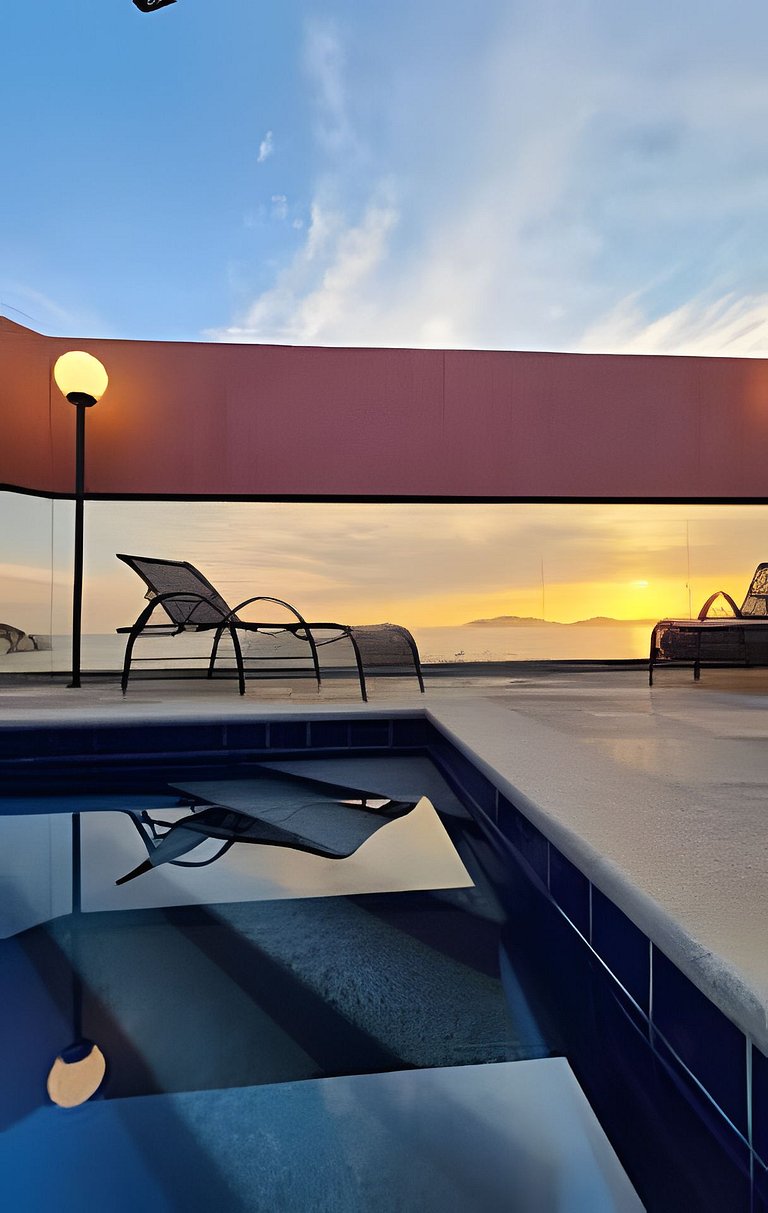 Duplex Vista Mar • Piscina • Churrasqueira
