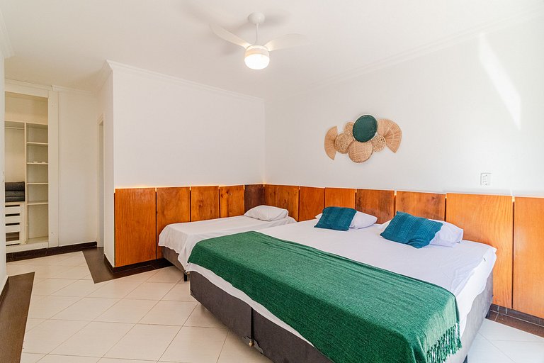 140m Praia | Roupa de Cama, Toalhas | 4 Vagas