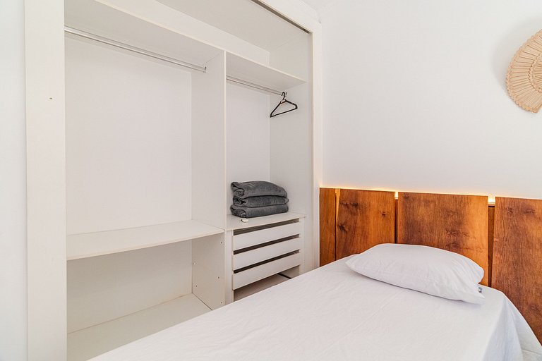 140m Praia | Roupa de Cama, Toalhas | 4 Vagas