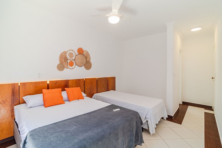 140m Praia | Roupa de Cama, Toalhas | 4 Vagas