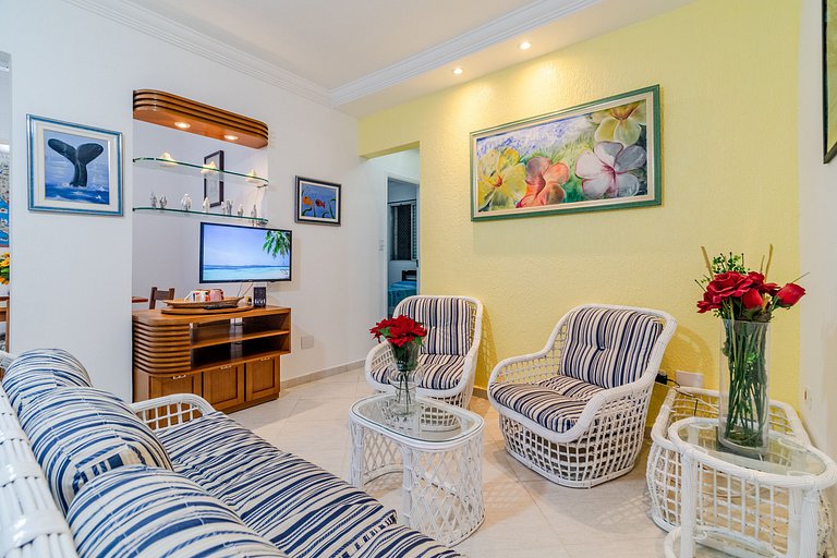 Tudo Perto | Praia a 300m | Enseada