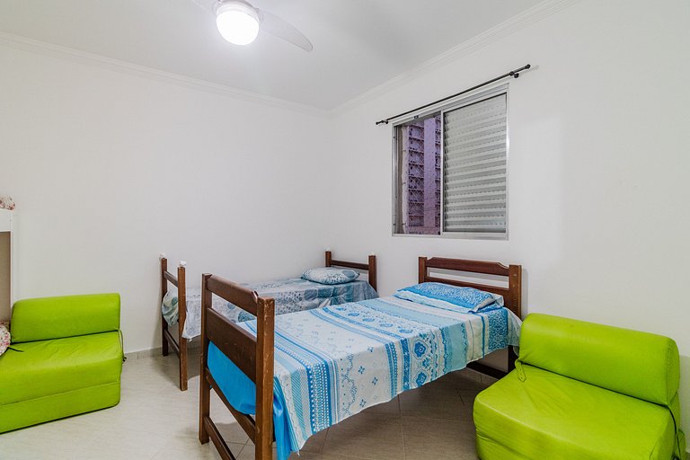 Tudo Perto | Praia a 300m | Enseada