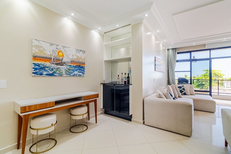 Vista Mar - 3min da Praia - Ar Condicionado