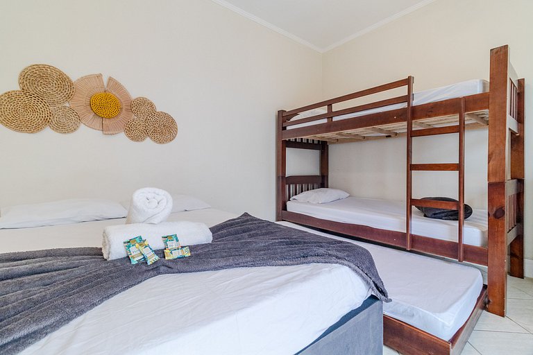 150m Praia | Roupa de Cama, Toalhas | 4 Vagas