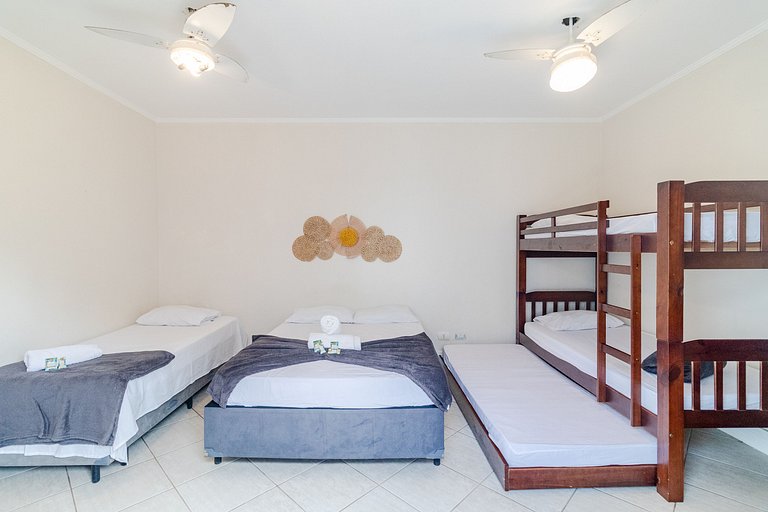 150m Praia | Roupa de Cama, Toalhas | 4 Vagas